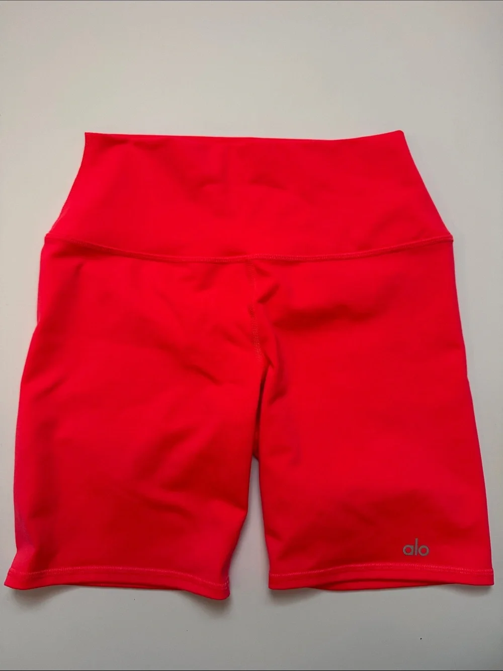 ALO Yoga High-Rise Hot Pink/orange Women's Bike Shorts